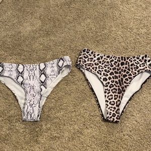 Shein high waisted bikini bottoms